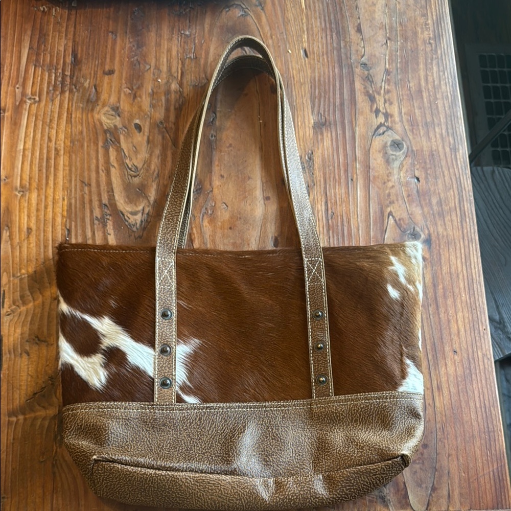 Myra Bag Hair on Hide Tote